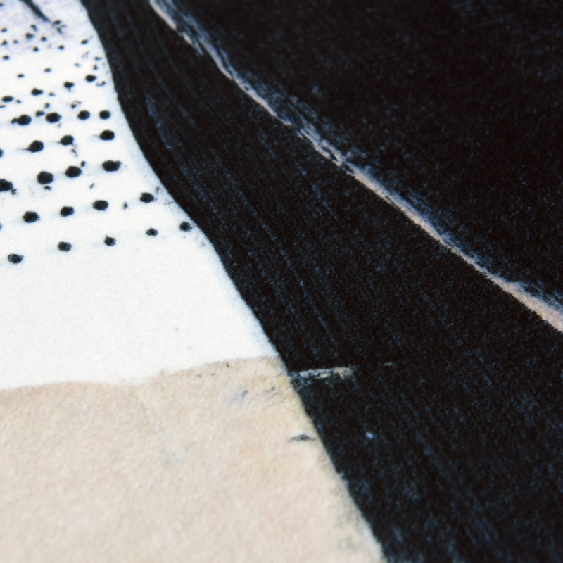 Tapis lavable en tissu doux tissé à la machine, douceur céleste avec envers antidérapant