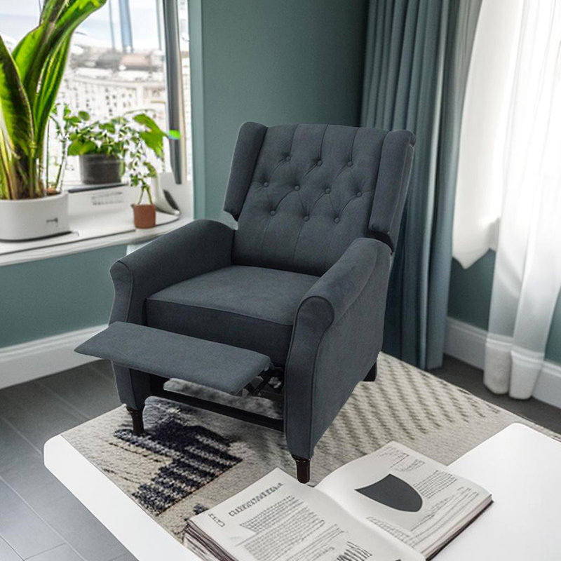 Fauteuil inclinable manuel en tissu