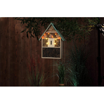 Insect Hotel With Solar Lights
