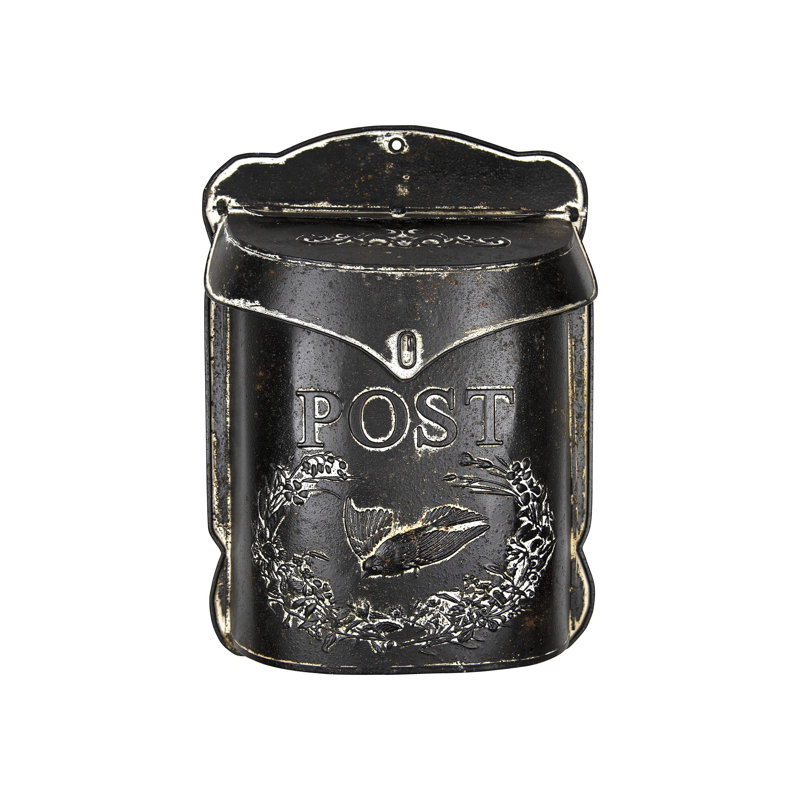 Boîte aux lettres noire