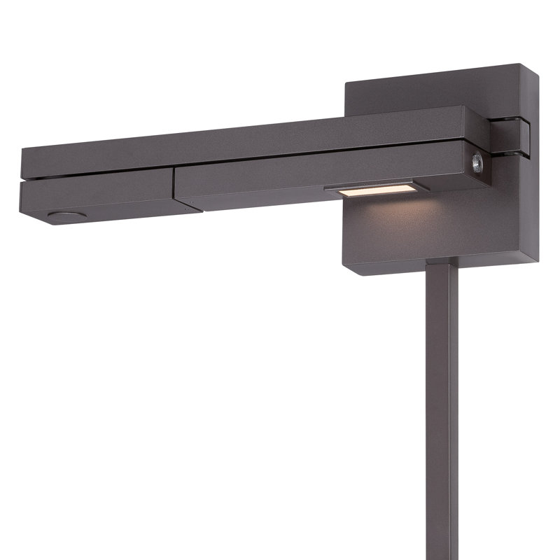 Bras pivotant à 1 lumière DEL Sagie, Bronze