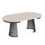 Extendable Metal Base Dining Table-1161070165-1161070153