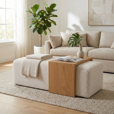 Banc rembourré en tissu pour sièges de chambre à coucher Modern Modern