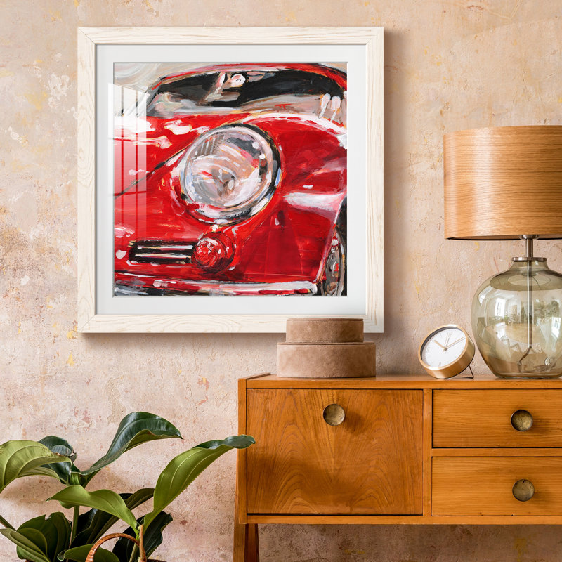 Collection Sportscar I-Premium, reproduction encadrée - prête à être accrochée, Cadre blanc, H 17 po x l 17 po x P 1 po