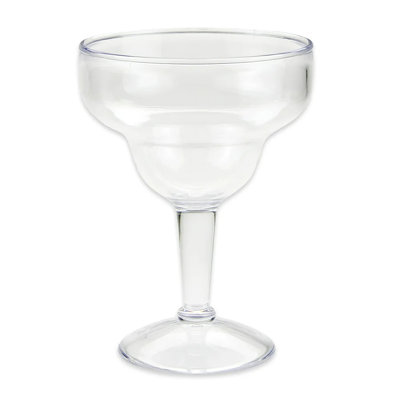 GET Verres à margarita en plastique robustes et incassables, sans BPA, 16 onces (ensemble de 4)