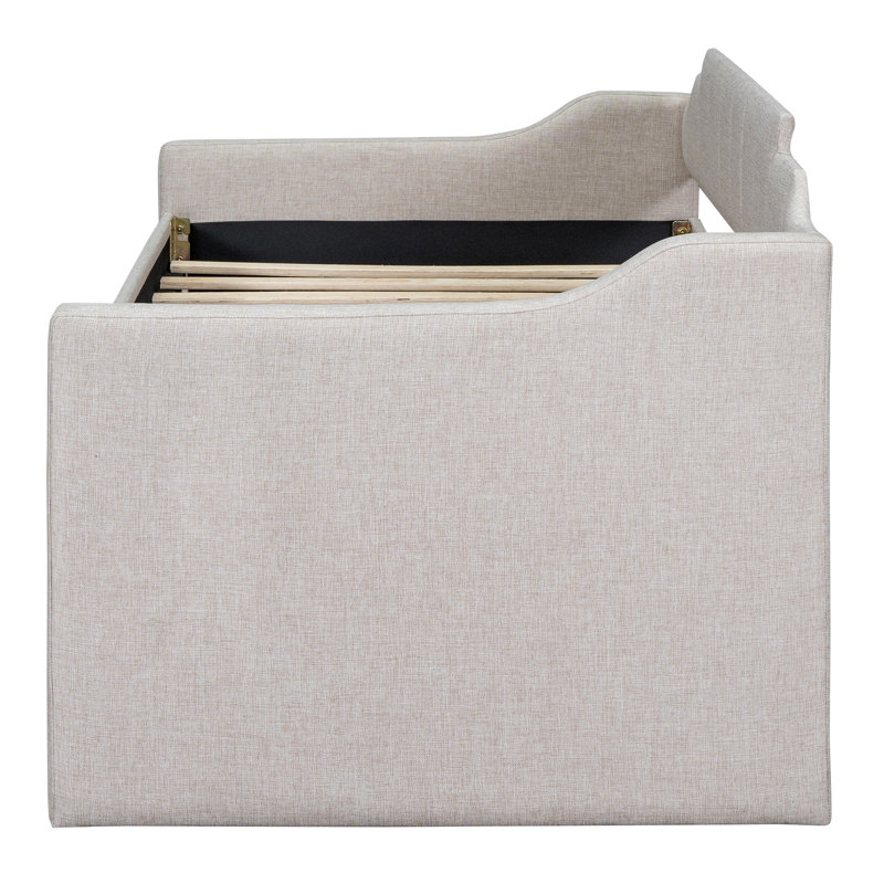 Upholstered Daybed, Beige