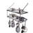 Metal Rectangle Wall Mounted Pot Rack