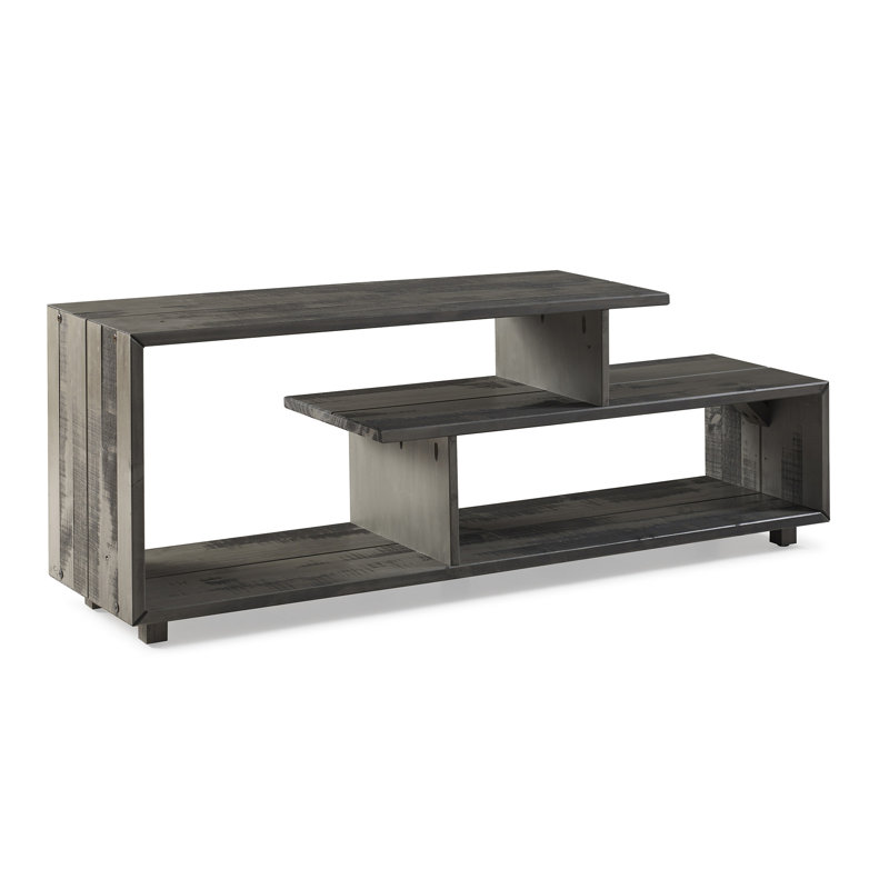 Carrasco 60" Solid Wood TV Stand for TVs up to 65", Gray