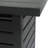 Iron Rectangular 30,000btu Fire Pit With Enclosed Tank Space - 45.00”w X 42.00”d 24.06”h, Black, Easy Assembly Endeavor Shielded Cover Guide