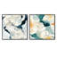 Crystl - Ensemble de 2 collages carrés abstraits-101845122-101845123