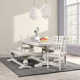 Kinston 6 Piece Dining Set - Distressed Ivory