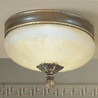 Comeaux Glass Semi Flush Mount