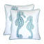 Bleu / hippocampes spa