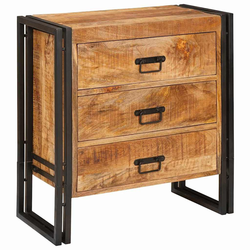 Solid Wood Accent Cabinet, Oak