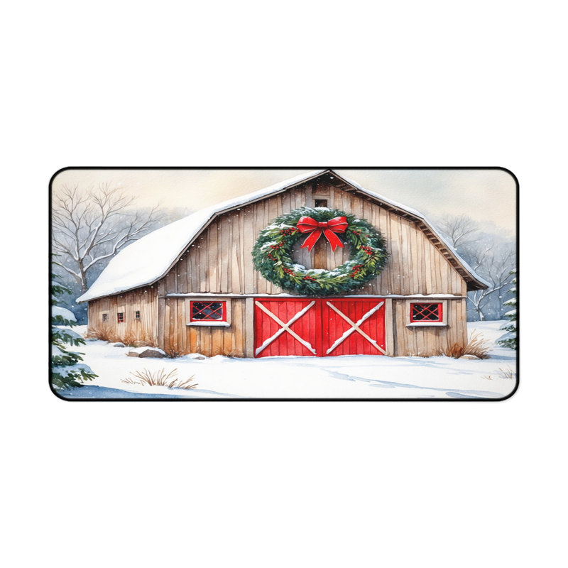 Polyester Desk Pad, 14.4x12.1