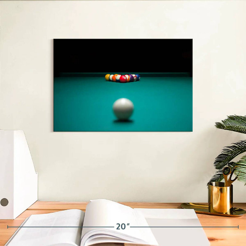 Pool Table, 8" H x 12" W