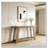 Narrow Sofa Table,Two-Tier Console Table