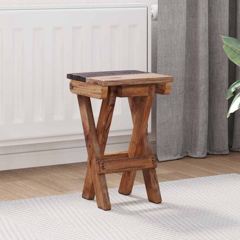 Solid Wood Accent Stool