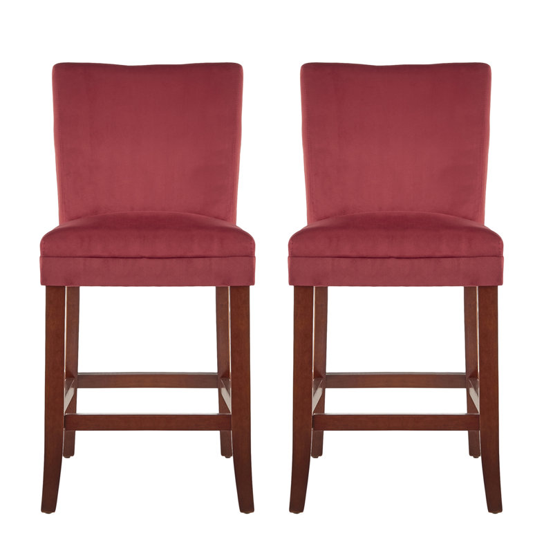 Lancaster 26" Counter Stool, Cranberry Red
