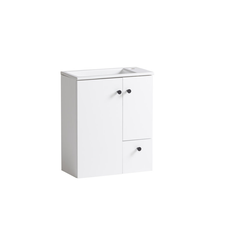 Balto Freestanding Bathroom Storage, White