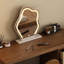 Coiffeuse avec miroir lumineux, 6 tiroirs