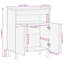 60cm Sideboard
