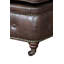 Batch 75cm Wide Faux Leather Square Solid Colour Cocktail Ottoman