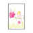 White Floater Framed