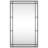 Laterrious Iron Rectangle Wall Mirror-1622376125