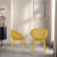 Chaise de salle à manger d'extérieur empilable 2 pièces (sans table)-351705878