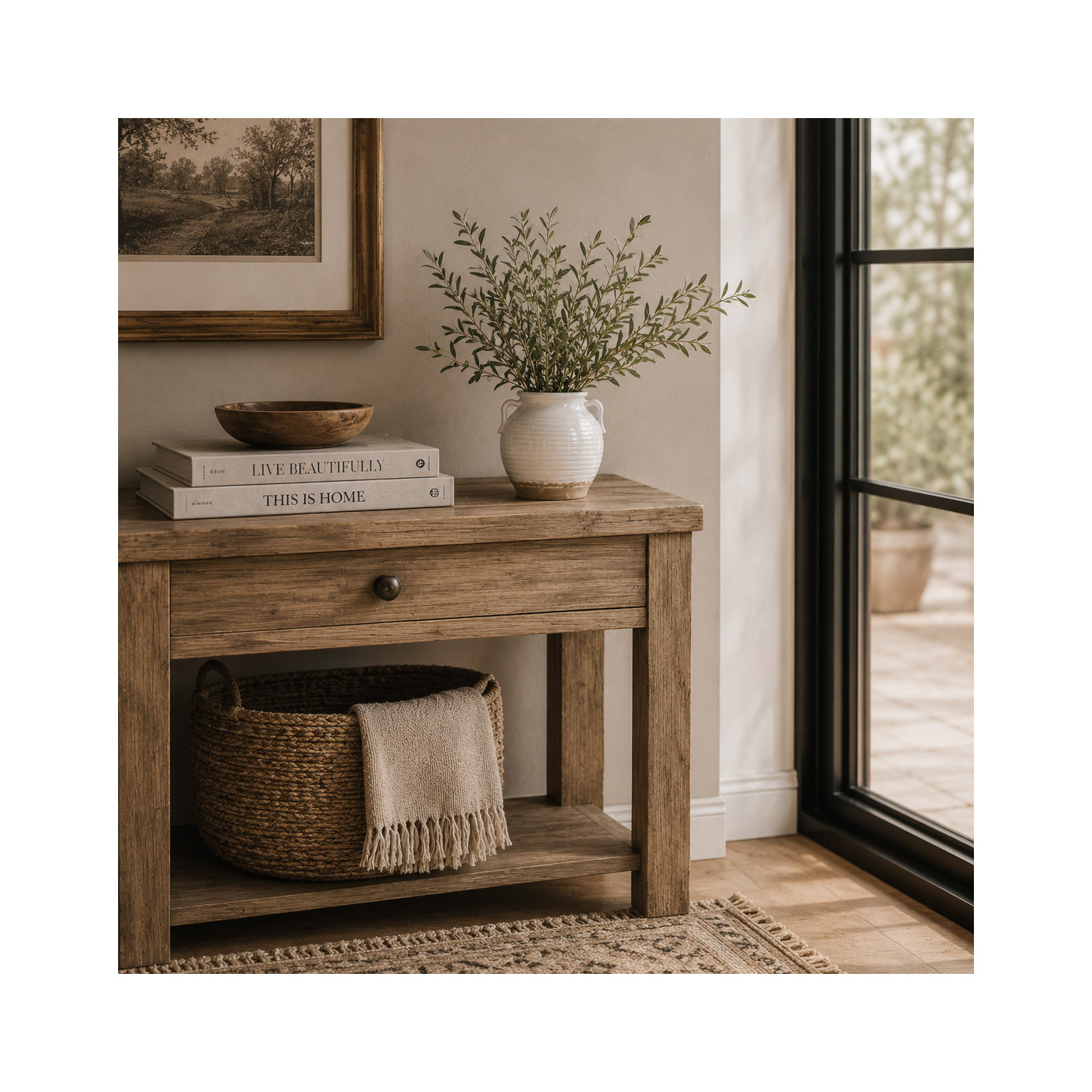Marion Planter, White