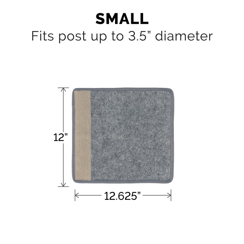 Replacement Scratching Post Cover Carpet, Small, Gray