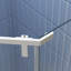 Porte de douche pivotante, avec verre trempé, cabine de douche néo-angle sans cadre