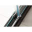 Porte de douche coulissante simple sans cadre 56-60 "x H 76" avec verre transparent antidéflagrant-47431430