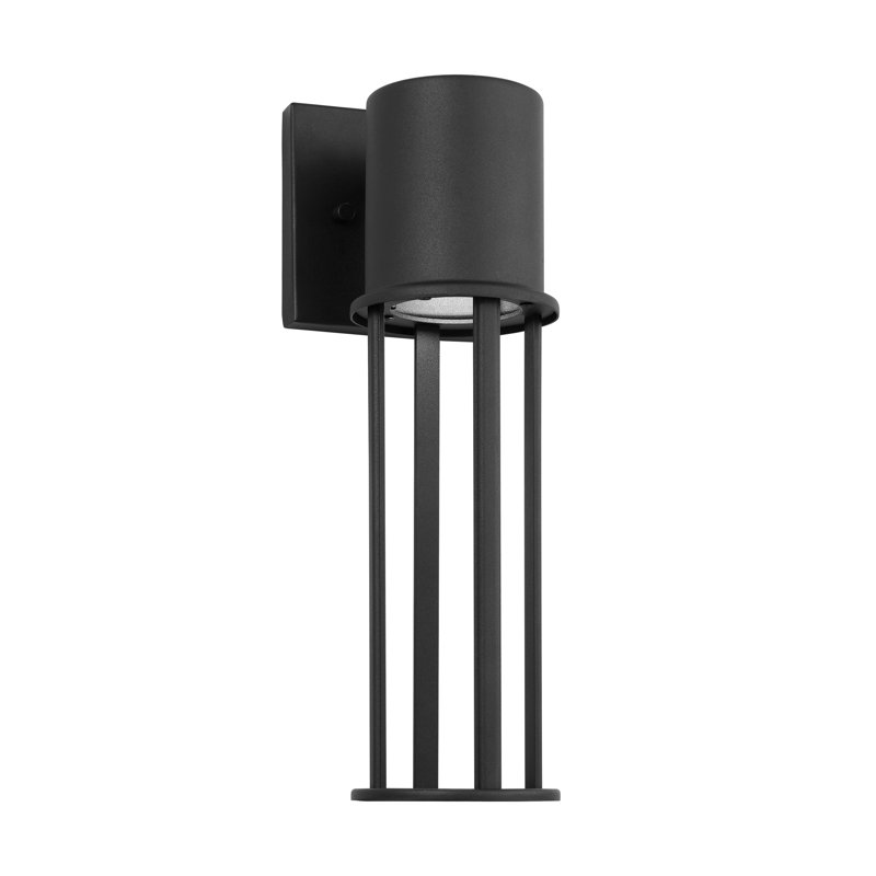 LED Wall Light, Black, 15.75" H x 5" W x 5" D