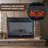 Equator 26" Freestanding Portable Fireplace Only Heat or 7 Color LED Remote 110V