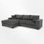 Canapé modulaire en L de 111,48 po de largeur-651653388