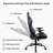 Lucklife Adjustable Headrest and Reclining PC & Racing Game Chair