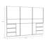 Tauris 3 Door Manufactured Wood Wardrobe