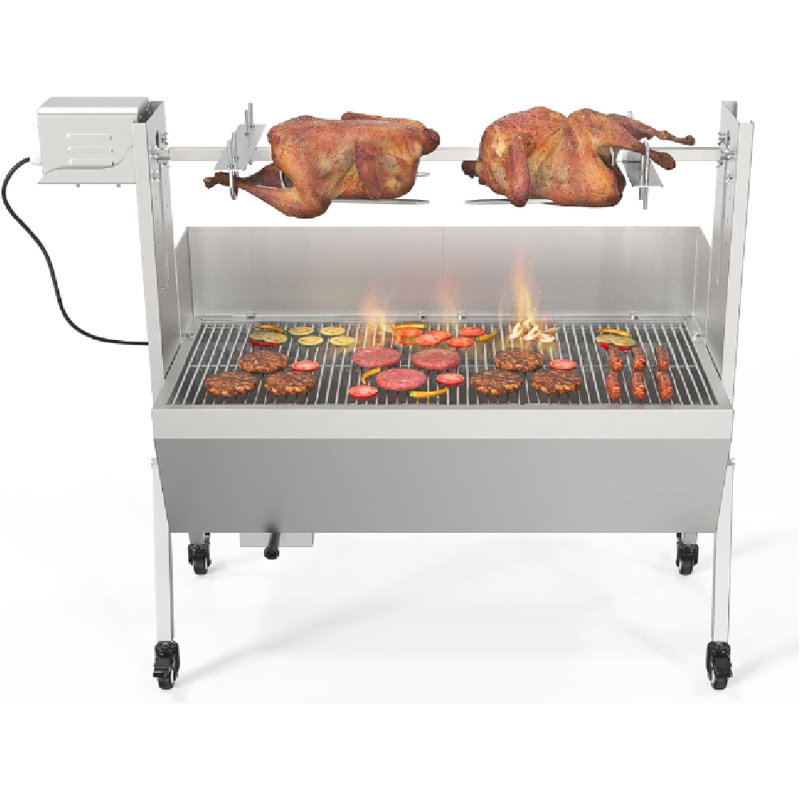 Winado 35'' W Barrel Charcoal Grill