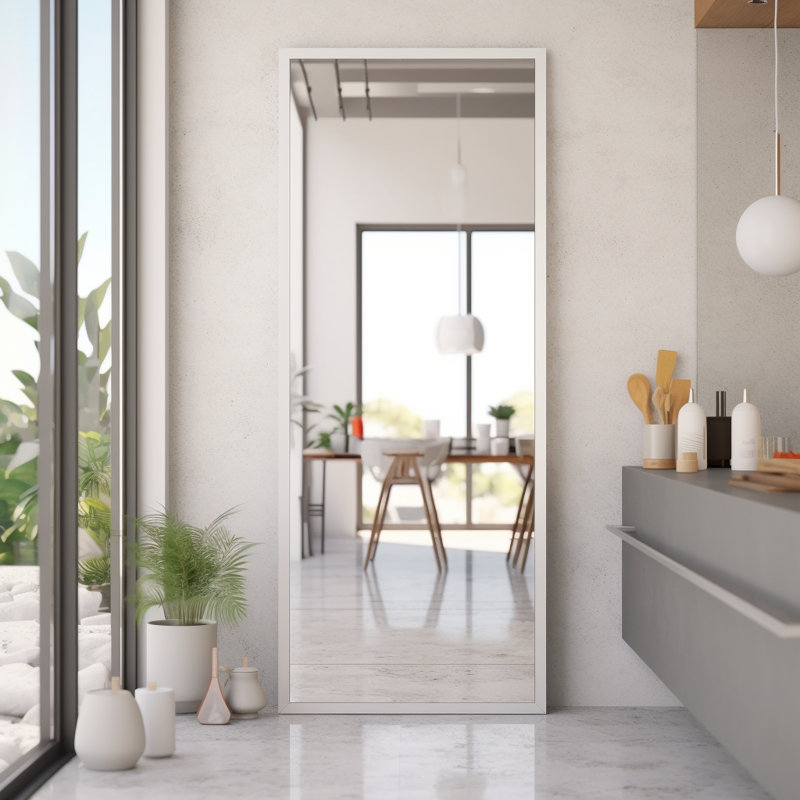 Miroir pleine grandeur Tenneil, Blanc