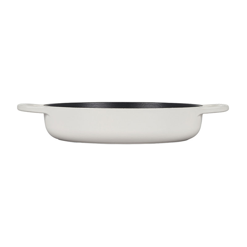 Signature Enameled Cast Iron 11" Everyday Pan, White