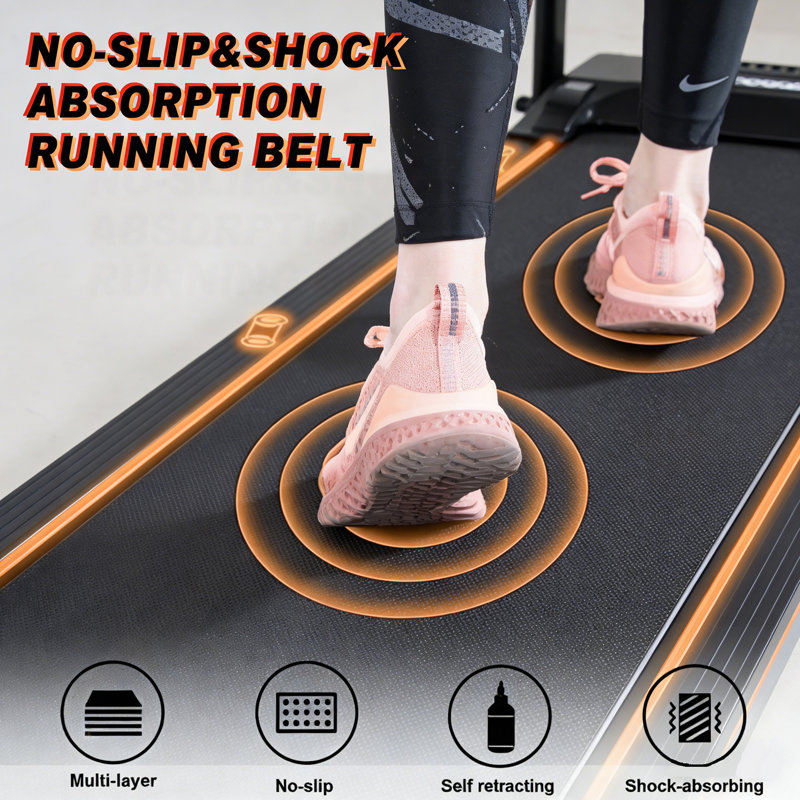 Tapis roulant avec tapis de marche et inclinaison réglable