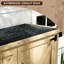 Abri de jardin en bois Outsunny