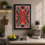 Radiant Star Design Art Deco - Wrapped Canvas-15018024-15018025