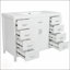 Meuble-lavabo de 48 po avec lavabo, portes et tiroirs à fermeture en douceur, design classique et durable pour des salles de bain élégantes-1248018138