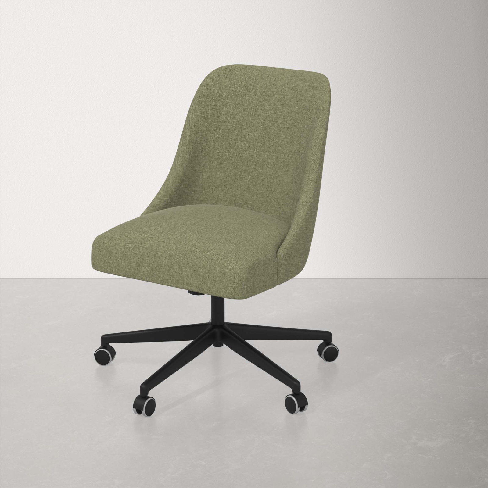 Acosta Office Chair, Zuma Laurel Textured Linen