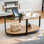 Hanshaw Glass Top Coffee Table