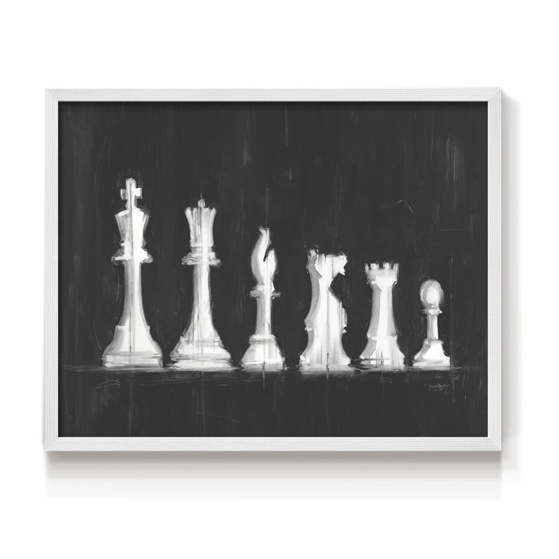 «Start Line Up II» - Impression encadrée - Restickable, H 16 po x l 20 po, Blanc