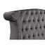 Revêtement de lit en tissu de velours très grand capitonné en cristal Sophia de style moderne fabriqué en bois gris (inventaire CA)-788411129